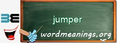 WordMeaning blackboard for jumper